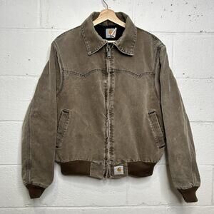 Vintage Carhartt Quilted Santa Fe Jacket “Dark Brown” JQ2082